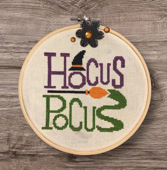 Hoop X-stitched Hocus Pocus