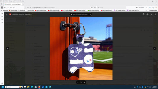 Keychain Hand Sanitizer Holder